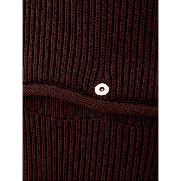 Bottega Veneta Ribbed Knit Chunky Cotton Dress - Picture 4 of 6